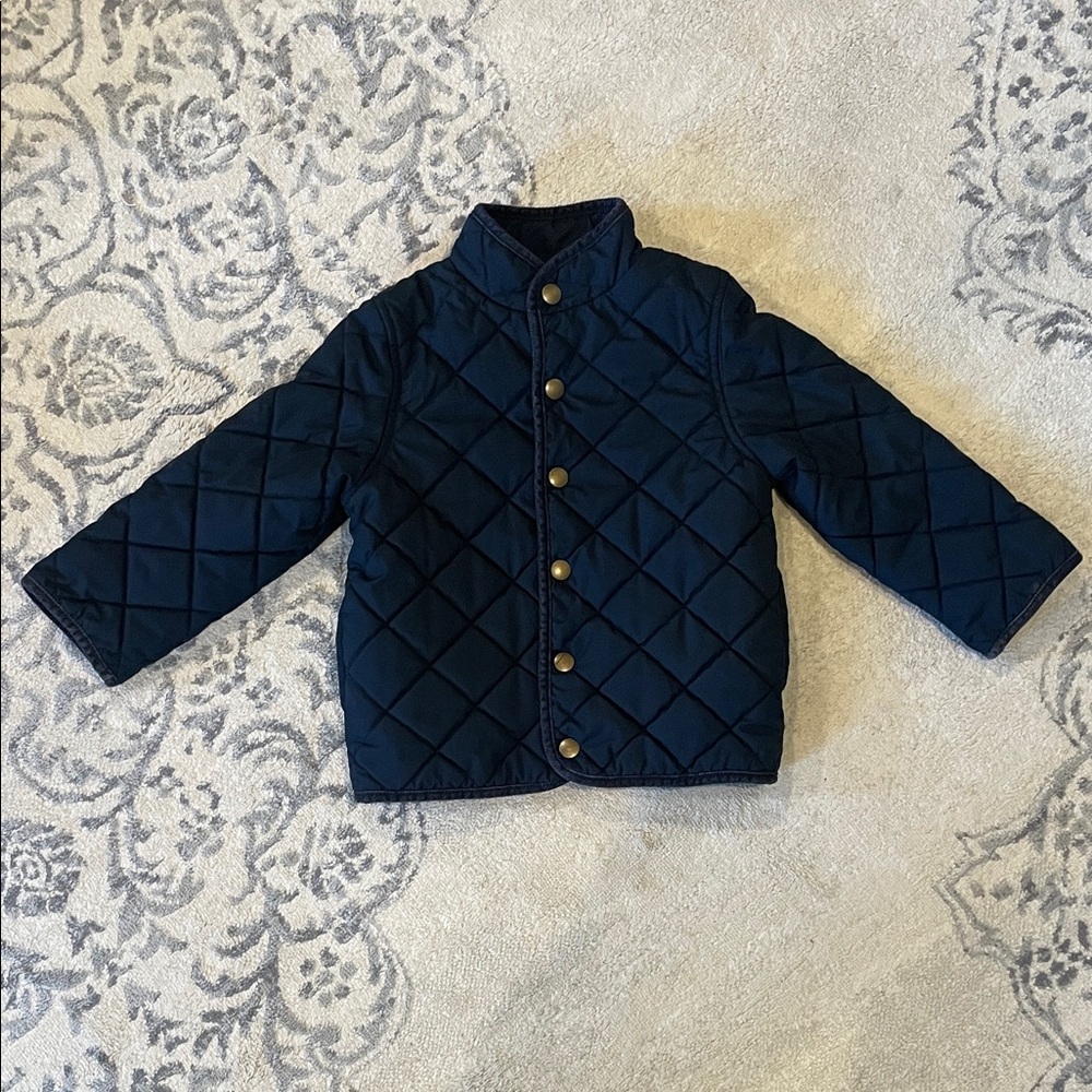 Gymboree Navy blue Quilted Kids Puffer Jacket